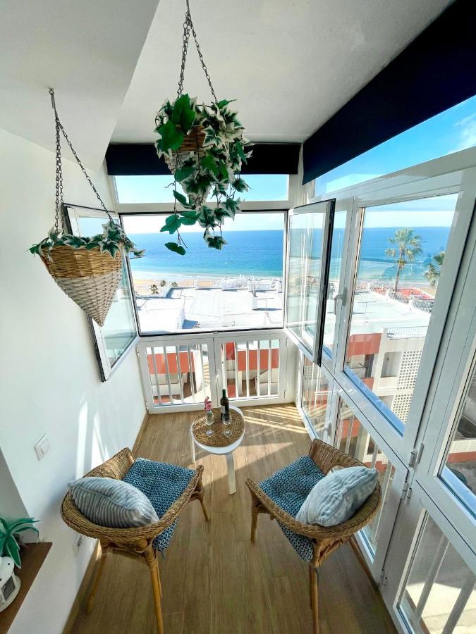 Gatu Casa Muse Junto A La Playa, Vista Al Mar, Aire Acc, Terraza, Wifi Y Chimenea " Preferente Mayores De 25 Anos Y Familias " El Puerto de Santa María Exterior foto